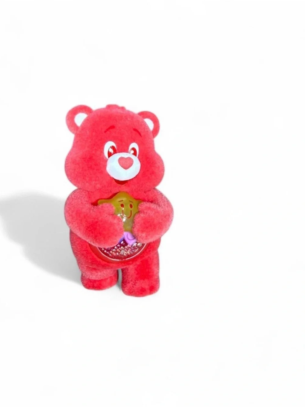 Pop Mart Care Bears Colorful Hugs Figures Always There Bear Flocked Vinyl
